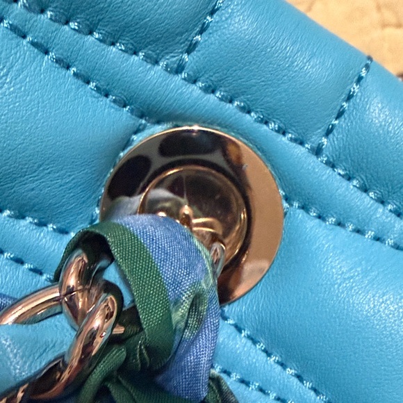 Kate Spade Turquoise Quilted Satchel - Picture 12 of 16